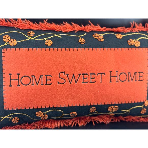 Home Sweet Home Felt Accent Pillow - Picture 2 of 3
